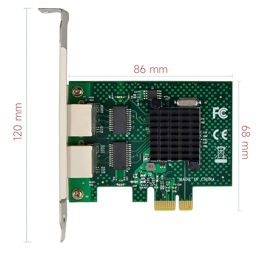 (未使用･未開封品)　Broadcom BCM5709 デュアルポートGbE PCI Express-x4  v1yptgt Boardcom BCM5709 ESXI 5.1 PCI-E x4 Gigabit Ethernet Server